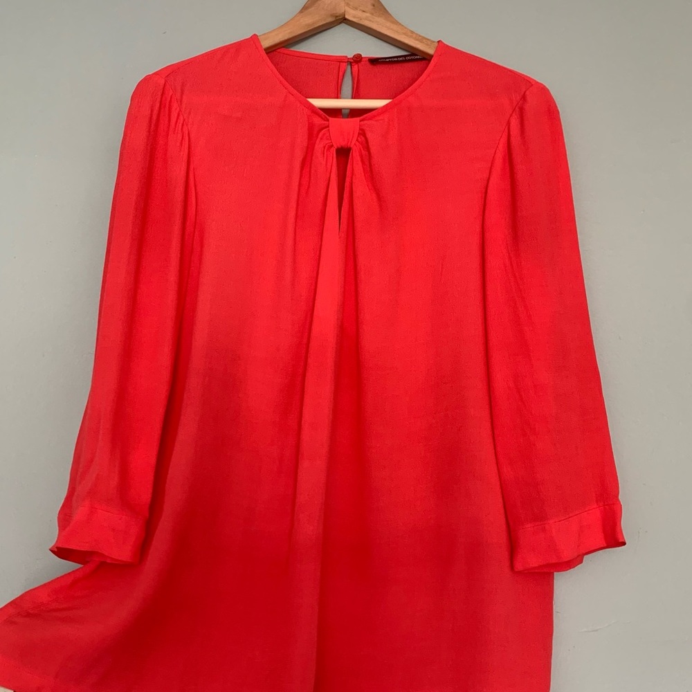 Comptoir Des Cotonniers Fiery Red Blouse | M - Picture 5 of 7